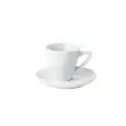 Tazza Caffè Con Piatto  - INKER Linea ENA - Codice 758/500 - Capacità 8 cl  - Imballo confezione da n. 6 Unità