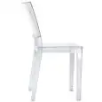 Sedia - colore trasparente - Struttura in policarbonato - Modello 889-PC492-LAT