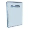 SPORTELLO INOX SINGOLO - Linea 8 - Mod. 8SS60 - Guarnizione magnetica intercambiabile - Foro banco cm L 44,2 x 60,2 H
