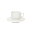 Piatto Per Tazza Caffè in Porcellana Maxadura - ROYAL PORCELAIN Linea FORMA 83 PRIMA - Codice 8328 - Diametro 12,5 cm - Imballo confezione da n. 6 Unità