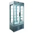 VETRINA REFRIGERATA PER PASTICCERIA E GELATERIA - MOD. TEK/29 - STRUTTURA ESTERNA IN ALLUMINIO ANODIZZATO - VETRO BASSO EMISSIVO - TEMP. °C +5/-25 - DUE SCOMPARTI SEPARATI - ALIMENTAZIONE MONOFASE - REFRIGERAZIONE VENTILATA - VETRO ESPOSITIVO A SCELTA SU 