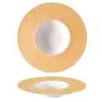 Piatto Gourmet Champagne - ROYAL BONE CHINA Linea BEAULIEU - Diametro 26 cm - Imballo confezione da n. 6 Unità