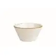 Coppetta Barley White - CHURCHILL Linea STONECAST - Codice SWHSSD31 - Capacità 9 cl  - Diametro 8 cm - Altezza cm 4 - Imballo confezione da n. 12 Unità