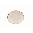 Piatto Ovale Coupe Barley White - CHURCHILL Linea STONECAST - Codice SWHSOP71 - Dimensioni cm 19,2 - Imballo confezione da n. 12 Unità