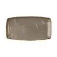 Piatto Rettangolare Peppercorn Grey - CHURCHILL Linea STONECAST - Codice SPGSOP141 - Dimensioni cm 35x18.5 - Imballo confezione da n. 6 Unità