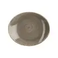 Piatto Ovale Coupe Peppercorn Grey - CHURCHILL Linea STONECAST - Codice SPGSOP71 - Dimensioni cm 19,2 - Imballo confezione da n. 12 Unità