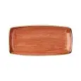 Piatto Rettangolare Spiced Orange - CHURCHILL Linea STONECAST - Codice SSOSOP141 - Dimensioni cm 35x18.5 - Imballo confezione da n. 6 Unità