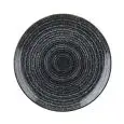 Piatto Piano Coupe Charcoal Black - CHURCHILL Linea STUDIO PRINTS HOMESPUN - Codice SPCBEV101 - Diametro 26 cm - Imballo confezione da n. 12 Unità