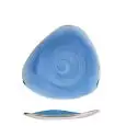 Piatto Piano Triangolare Cornflower Blue - CHURCHILL Linea STONECAST - Codice SCFSTR121 - Diametro 31,1 cm - Imballo confezione da n. 6 Unità