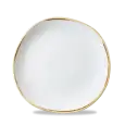 Piatto Piano Organic Barley White - CHURCHILL Linea STONECAST - Codice SWHSOG81 - Diametro 21 cm - Imballo confezione da n. 12 Unità