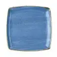 Piatto Quadro Cornflower Blue - CHURCHILL Linea STONECAST - Codice SCFSDS101 - Dimensioni cm 26.8x26.8 - Imballo confezione da n. 6 Unità