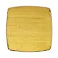 Piatto Quadro Mustard Yellow - CHURCHILL Linea STONECAST - Codice SMSSDS101 - Dimensioni cm 26.8x26.8 - Imballo confezione da n. 6 Unità