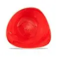 Piatto Fondo Triangolare Berry Red - CHURCHILL Linea STONECAST - Codice SBRSTRB91 - Diametro 23,5 cm - Imballo confezione da n. 12 Unità