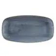 Piatto Rettangolare Blueberry - CHURCHILL Linea STONECAST - Codice SBBSXO111 - Dimensioni cm 29.5x15 - Imballo confezione da n. 12 Unità