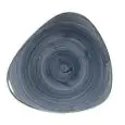 Piatto Piano Triangolare Blueberry - CHURCHILL Linea STONECAST - Codice SBBSTR71 - Diametro 19,2 cm - Imballo confezione da n. 12 Unità