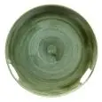 Piatto Piano Coupe Samphire Green - CHURCHILL Linea STONECAST - Codice SSGSEV101 - Diametro 26 cm - Imballo confezione da n. 12 Unità