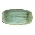 Piatto Rettangolare Samphire Green - CHURCHILL Linea STONECAST - Codice SSGSXO141 - Dimensioni cm 35x18.5 - Imballo confezione da n. 6 Unità