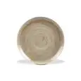 Piatto Piano Coupe Patina Antique Taupe - CHURCHILL Linea STONECAST - Codice PAATEV111 - Diametro 28,8 cm - Imballo confezione da n. 12 Unità