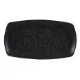 Piatto Rettangolare Ash Black - CHURCHILL Linea MENU SHADES CALDERA - Codice ZCCANRPL1 - Dimensioni cm 36x19 - Imballo confezione da n. 6 Unità