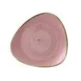 Piatto Piano Triangolare Petal Pink - CHURCHILL Linea STONECAST - Codice SPPSTR91 - Diametro 22,9 cm - Imballo confezione da n. 12 Unità