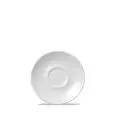 Piatto Per Tazza Caffè - CHURCHILL Linea VELLUM - Codice WHVMESS1 - Diametro 11,8 cm - Imballo confezione da n. 12 Unità