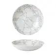 Piatto Fondo Coupe Agate Grey - CHURCHILL Linea STUDIO PRINTS KINTSUGI - Codice KTAGEVB91 - Diametro 24,8 cm - Imballo confezione da n. 12 Unità