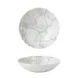 Piatto Fondo Coupe Agate Grey - CHURCHILL Linea STUDIO PRINTS KINTSUGI - Codice KTAGEVB71 - Diametro 18,2 cm - Imballo confezione da n. 12 Unità