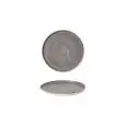 Piatto Piano Walled Peppercorn Grey - CHURCHILL Linea STONECAST - Codice SPGSWP161 - Diametro 16 cm - Imballo confezione da n. 6 Unità