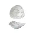 Piatto Fondo Triangolare Agate Grey - CHURCHILL Linea STUDIO PRINTS KINTSUGI - Codice KTAGTRB91 - Dimensioni cm 23,5 - Imballo confezione da n. 12 Unità