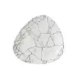 Piatto Piano Triangolare Agate Grey - CHURCHILL Linea STUDIO PRINTS KINTSUGI - Codice KTAGTR71 - Diametro 19,2 cm - Imballo confezione da n. 12 Unità