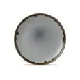 Piatto Piano Coupe Grey - DUDSON Linea HARVEST - Codice HVGYEV101 - Diametro 26 cm - Imballo confezione da n. 12 Unità