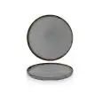 Piatto Piano Walled Grey - DUDSON Linea HARVEST - Codice HVGYWP261 - Diametro 26 cm - Imballo confezione da n. 6 Unità