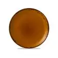 Piatto Piano Coupe Brown - DUDSON Linea HARVEST - Codice HVBREV111 - Diametro 28,8 cm - Imballo confezione da n. 12 Unità