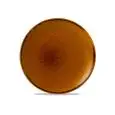 Piatto Piano Coupe Brown - DUDSON Linea HARVEST - Codice HVBREV101 - Diametro 26 cm - Imballo confezione da n. 12 Unità