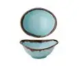 Coppa Ovale Turquoise - DUDSON Linea HARVEST - Codice HVTQDB201 - Dimensioni cm 19,9x16,8 - Imballo confezione da n. 6 Unità