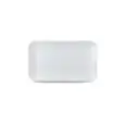Piatto Rettangolare Organic White - DUDSON Linea WHITE - Codice WHDUDOB11 - Dimensioni cm 27x16 - Imballo confezione da n. 12 Unità