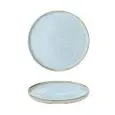 Piatto Piano Walled Duck Egg Blue - CHURCHILL Linea STONECAST - Codice SDESWP261 - Diametro 26 cm - Imballo confezione da n. 6 Unità