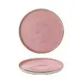 Piatto Piano Walled Petal Pink - CHURCHILL Linea STONECAST - Codice SPPSWP261 - Diametro 26 cm - Imballo confezione da n. 6 Unità