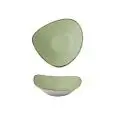 Piatto Fondo Triangolare Sage Green - CHURCHILL Linea STONECAST - Codice SSASTRB71 - Diametro 18,5 cm - Imballo confezione da n. 12 Unità