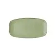 Piatto Rettangolare Sage Green - CHURCHILL Linea STONECAST - Codice SSASXO111 - Dimensioni cm 29.8x15.3 - Altezza  2 - Imballo confezione da n. 12 Unità