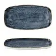 Piatto Rettangolare Walled Blueberry - CHURCHILL Linea STONECAST - Codice SBBSWO341 - Dimensioni cm 35.5x19 - Altezza 2 - Imballo confezione da n. 6 Unità