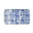Piatto Rettangolare Organic Blue - DUDSON Linea PORTO - Codice MCPBDOB21 - Dimensioni cm 34.6x15.6 - Imballo confezione da n. 6 Unità