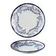 Piatto Fondo Coupe Organic Blue - DUDSON Linea HARVEST MEDITERRANEAN - Codice MEIKDC291 - Diametro 28 cm - Imballo confezione da n. 12 Unità