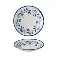 Piatto Fondo Coupe Organic Blue - DUDSON Linea HARVEST MEDITERRANEAN - Codice MEIKDC201 - Diametro 21 cm - Imballo confezione da n. 12 Unità