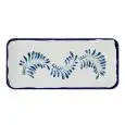 Piatto Rettangolare Organic Blue - DUDSON Linea HARVEST MEDITERRANEAN - Codice MEIKDOB21 - Dimensioni cm 34.6x15x6 - Imballo confezione da n. 6 Unità