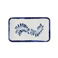 Piatto Rettangolare Organic Blue - DUDSON Linea HARVEST MEDITERRANEAN - Codice MEIKDOB11 - Dimensioni cm 27x16 - Imballo confezione da n. 12 Unità
