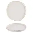 Piatto Piano Walled Organic Barley White - CHURCHILL Linea STONECAST - Codice SWHSOW261 - Diametro 25,5 cm - Imballo confezione da n. 6 Unità