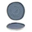 Piatto Piano Walled Organic Blueberry - CHURCHILL Linea STONECAST - Codice SBBSOW261 - Diametro 25,5 cm - Imballo confezione da n. 6 Unità