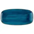 Piatto Rettangolare Java Blue - CHURCHILL Linea STONECAST - Codice SNTSXO141 - Dimensioni cm 35.5x18x9 - Imballo confezione da n. 6 Unità