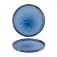 Piatto Piano Walled Indigo - DUDSON Linea HARVEST - Codice HVIDEWB91 - Diametro 21 cm - Imballo confezione da n. 6 Unità
